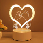 3D Lamp Acrylic USB LED Night Lights Neon Sign Lamp Xmas Home Decorations For Room Decor Valentines Day Gifts - Image 7