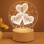 3D Lamp Acrylic USB LED Night Lights Neon Sign Lamp Xmas Home Decorations For Room Decor Valentines Day Gifts - Image 10