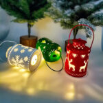 Christmas Candle Lights LED Small Lanterns Wind Lights Electronic Candles Nordic Style Creative Holiday Decoration Decorations - Image 7
