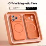 Applicable To 17 Fine Circle Magnetic Phone Case Liquid Silicone - Image 10