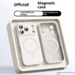 Applicable To 17 Fine Circle Magnetic Phone Case Liquid Silicone - Image 4