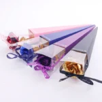 Valentine's Day Creative Gift 24K Foil Plated Rose Gold Rose Lasts Forever Love Wedding Decor Lover Lighting Roses Creative Gift - Image 5