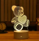 3D Visual Illusion Night Light Visual Creative LED Desk Lamp Changes USB Powered Gift for Kids - Image 3