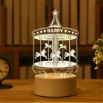 3D Visual Illusion Night Light Visual Creative LED Desk Lamp Changes USB Powered Gift for Kids - Image 30
