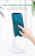 Desktop Phone Holder Can Be Freely Raised And Lowered, Adjustable In Height, Foldable, Portable Tablet For Live Streaming - Image 13