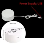 3D Visual Illusion Night Light Visual Creative LED Desk Lamp Changes USB Powered Gift for Kids - Image 36