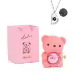 Preserved Rose Mini Teddy Bear Box Romantic Anniversary Present Eternal Rose Gift Box Wedding birthday Gift for Girlfriend Mom - Image 9
