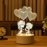 3D Visual Illusion Night Light Visual Creative LED Desk Lamp Changes USB Powered Gift for Kids - Image 4