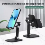 Desktop Phone Holder Can Be Freely Raised And Lowered, Adjustable In Height, Foldable, Portable Tablet For Live Streaming - Image 3
