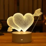 3D Visual Illusion Night Light Visual Creative LED Desk Lamp Changes USB Powered Gift for Kids - Image 43