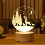 3D Visual Illusion Night Light Visual Creative LED Desk Lamp Changes USB Powered Gift for Kids - Image 28
