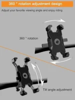 360° Rotatable Electric Bicycle Phone Holder for iPhone Xiaomi Riding MTB Bike Moto Motorcycle Stand Bracket Non-slip Cycling 3 - Image 9