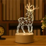 3D Visual Illusion Night Light Visual Creative LED Desk Lamp Changes USB Powered Gift for Kids - Image 32