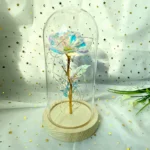 LED Valentine Day Gift For Girlfriend Eternal Rose Light 24K Gold Foil Flower In Glass Cover Mothers Day Wedding Bridesmaid Gift - Image 25