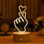 3D Visual Illusion Night Light Visual Creative LED Desk Lamp Changes USB Powered Gift for Kids - Image 29