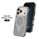 360 Rotation Stand Holder Magnetic Matte Phone Case For I-Phone 17 Pro 17 Max Plus Shockproof Protection Cover Shell - Image 6