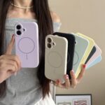 Applicable To 17 Fine Circle Magnetic Phone Case Liquid Silicone - Image 6