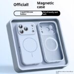 Applicable To 17 Fine Circle Magnetic Phone Case Liquid Silicone - Image 8