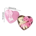 Valentines Day Rose Love Gift Box Bear Soap Romantic Mother Day Gift Wedding Birthday Flower Room Decoration Home Party Supplies - Image 6